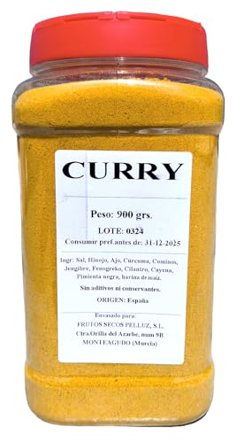Curry especia 900 gr - curry molido - curry en polvo - pelluz