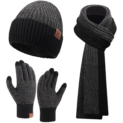 FZ FANTASTIC ZONE Winter Beanie, Scarf, Gloves Set Cover