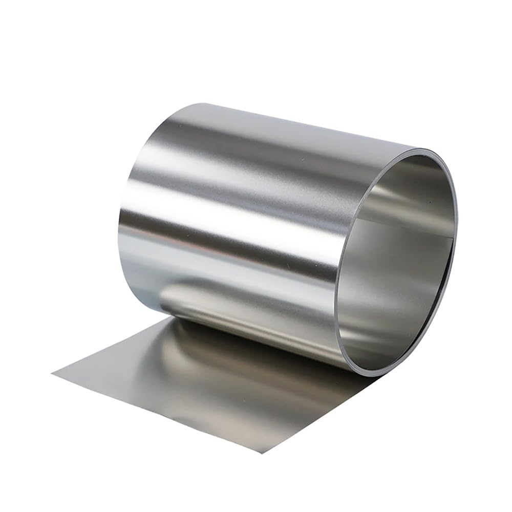 Folienstreifen aus Edelstahl 316, 1 m x 100 mm, dünnes Blech | Leicht zu schneiden, ideal for Reparaturen und Bastelarbeiten zu Hause(0.05x100x1000mm)