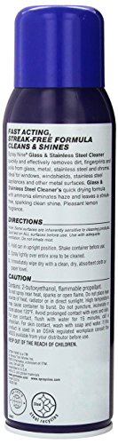 Spray Nine 23319 19 Ounce Glass and St. Steel Cleaner, 19 oz