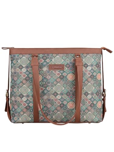 Image of Stylish Tote Bags for Office Use | Laptop Bag 15.6 inch | Purse for Women | Vegan Leather Handbag | Daily & Travel Use |