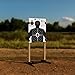 KNINE OUTDOORS Shooting Targets Paper, 17x25 inch, Bulk for Hunting, Handguns, Pistols, Rifles, Silhouette with Red Bullseye, Black Design (50 Pack)