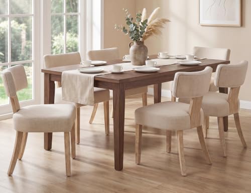 Mapleyard Upholstered Dining Chairs Set of 6