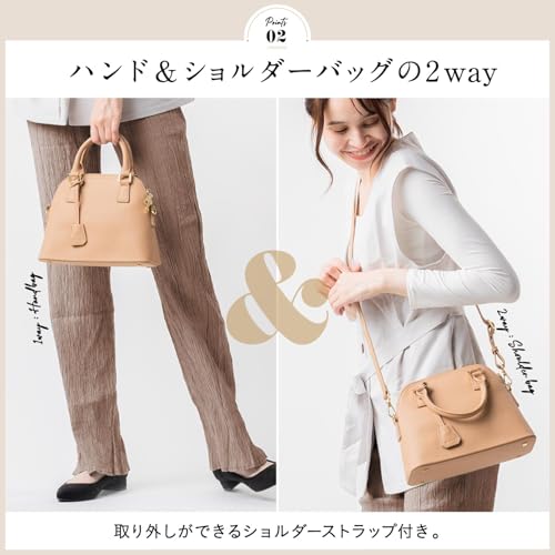 ムラ レディース トートバッグ シュリンクレザー ミニバッグ 本革 ブラック stb の商品画像 3