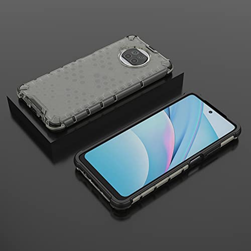Image of Glasgow | for Mi 10i 5G Stylish Look Pattern Back Case Cover for Mi 10i 5G - Black
