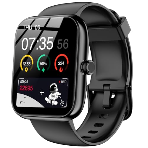 Smart Watch with Alexa Built-in, 1.83" HD Touchscreen, Bluetooth Calling