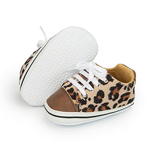 Image of Meckior Baby Girls Boys Canvas Sneakers Soft Sole High-Top Ankle Infant First Walkers Crib Shoes
