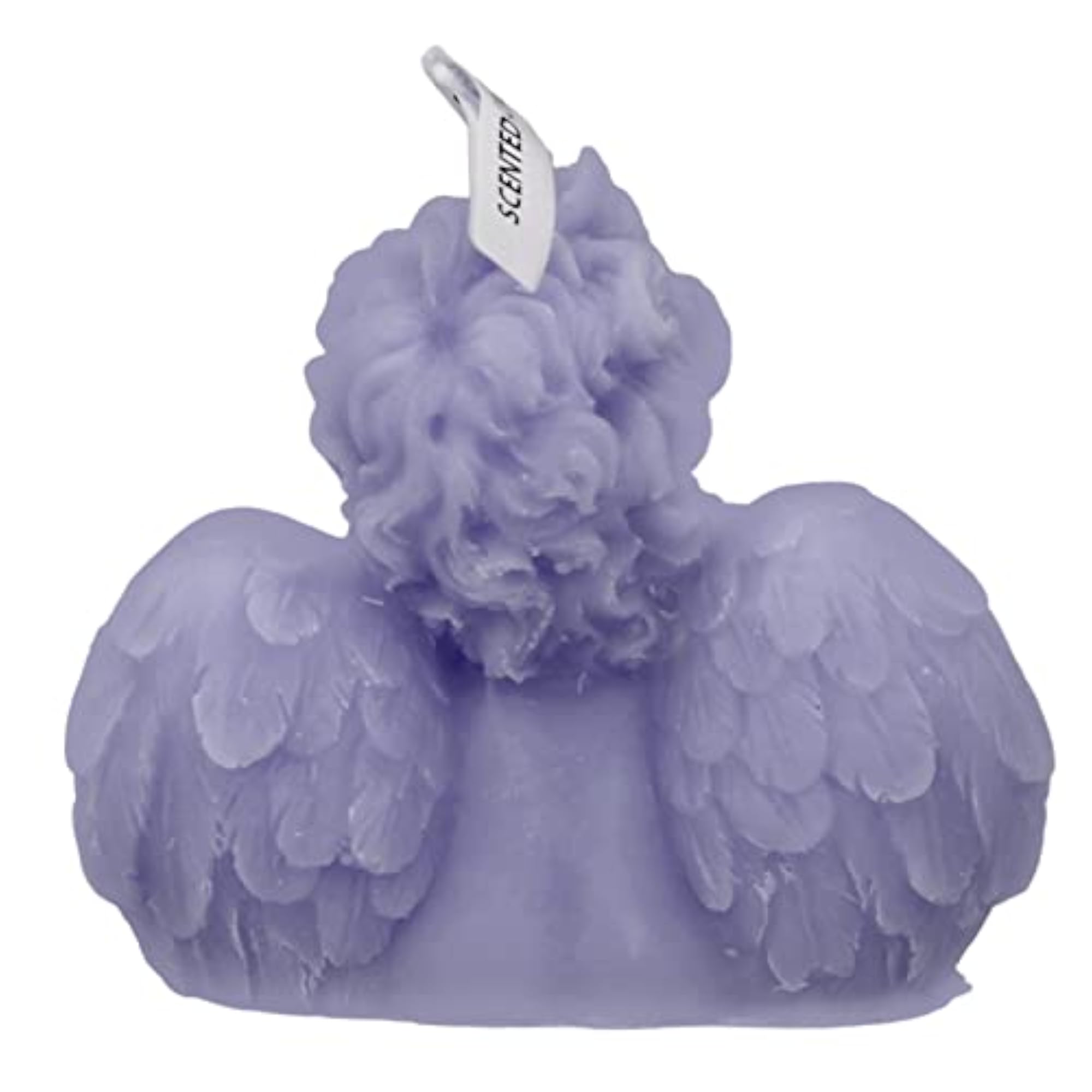 Aromatherapy Candle, Angel Shape, Lightweight Unique Design, Purple
