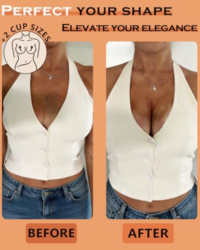 Image of Double Sided Sticky Bra Inserts, Ultra Instant Volume, Push Up Adhesive Bra Pads