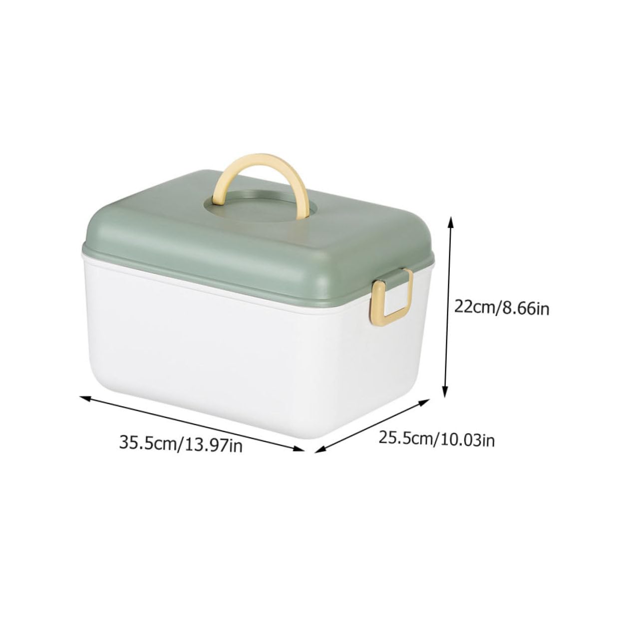 Medizinbox Aus Pp-material Mit Deckel Für Medikamenten-aufbewahrung Tragbar Für Reisen Und Camping Organizer Box Für Zuhause Und Büro