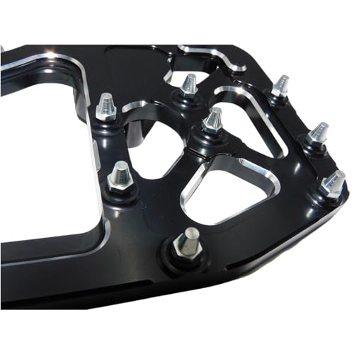 Repose-pieds arrière larges antidérapants avec pédale de frein pour Road Glide
