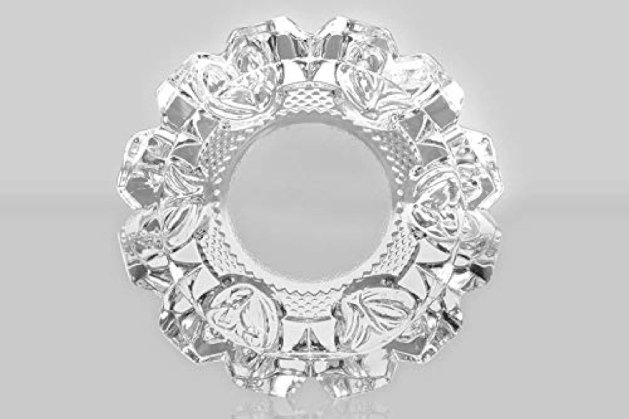 Premium Decorative Glass Ashtray for Smoking