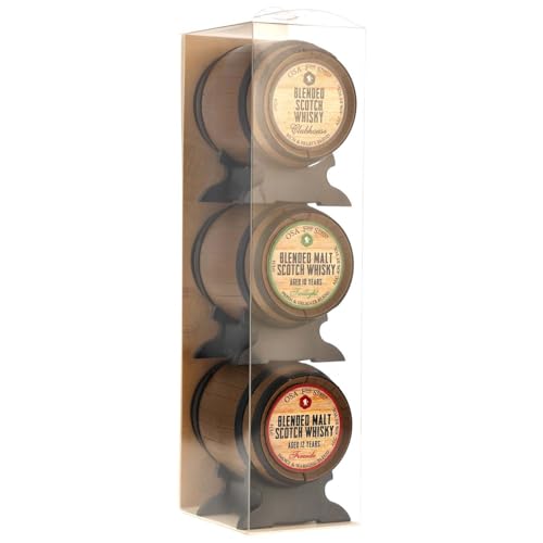 Old St. Andrews Collection 3 x Mini Fässer Premium Blended Whisky 15 cl