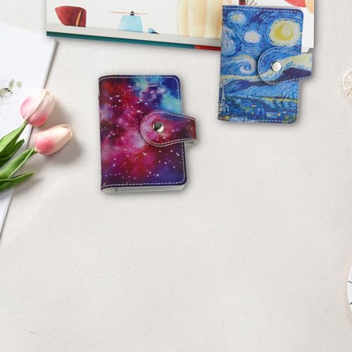 Image of 2 Pcs Credit Card Holder and Credit Card Wallet，Sd Card Holder Each Has 26 Card Slots for Organizers, 2023 New Credit Card Holders for Men and Women, Astral, Contracted