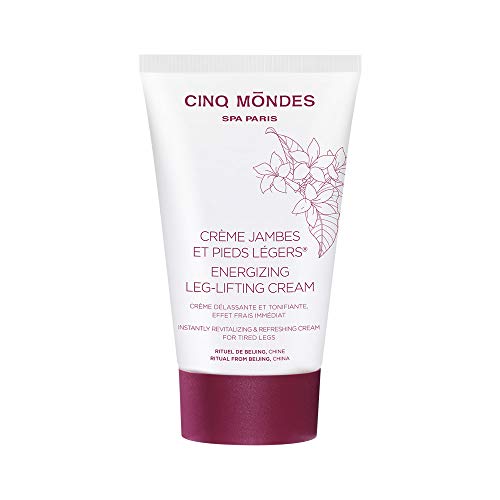 Cinq Mondes Energizing Leg Lifting Cream- 5.0 oz | Arnica, Aloe Vera, Camphor for long-lasting relief of tired legs and feet