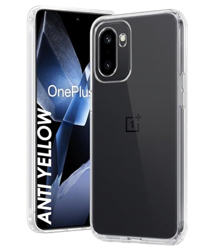 Image of DIZORO Compatible with Oneplus 15r 5G Back Cover Case Clear,[ Anti Yellow ][Military Grade Protection] Hard PC Back Cover Transparent