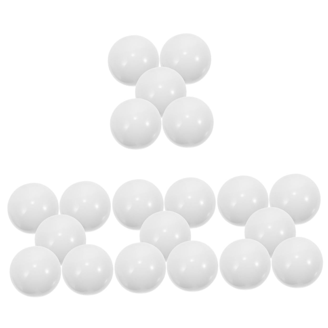 BRIGHTFUFU 4sets Roulette Wheel Beads Table Game Wheel Beads Roulette Prop 5pcs*4