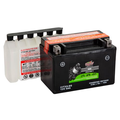 Image of Interstate Batteries YTX9-BS Powersports Battery 12V 8Ah 130CCA AGM