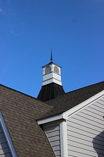 Good Directions 707 Gawain Finial With Roof Mount, 28", Polished Copper #TOP3