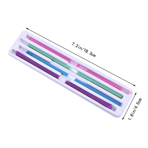 Almofada de polimento dental Healifty 60 peças com acabamento de resina