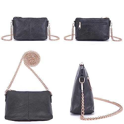 Image of Qiyuer 13 inch Women Spacious Soft PU Handbag Hobo Bag Purse Wallet Set 4pcs | Large, Dual-use Crossbody & Shoulder Bag, Multi-pocket, Divided Compartments, Fits Tablet, Versatile for Daily & Work