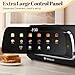 Tesslux 4 Slice Toaster with Touch Screen Control, 1.5