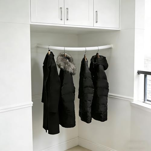 �˂�����_ �J�[�u�^�N���[�[�b�g�o�[�R�[�i�[���[�h���[�u���b�N�A �o���R�j�[�^�����h���[���[���p�ߗފ����n���K�[ �Ǌ|�����A 90°�R�[�i�[�ߗގ��[���b�h(White,100x100 cm (39 3/8"x39 3/8"))