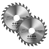 bssmmai 2 Stück 115 mm Holzschneidblatt, 24 Zähne (24T) Hartmetallsägen...