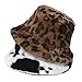 Kronabelle Bucket Hat Fluffy Fashion Faux Fur Warm Fisherman Cap Bucket Cap for Children Multicolor