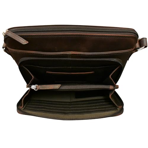 ili New York Genuine Leather Crossbody Bags for Women - Premium RFID Blocking Shoulder Bag Organizer with Adjustable Strap4