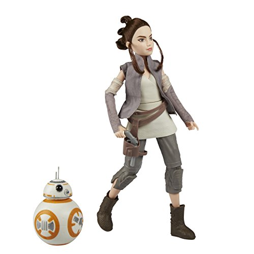 Hasbro Star Wars C1628ES0 "Die Mächte des Schicksals 11" Deluxe Action Puppen 2er Set - REY und BB8" Actionfigur – Bild 4