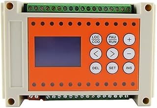 ATO Programmable Timer Relay, 8-Input 8-Output, 12V 5W DC All-in-One Device Simple Programmable PLC Controller, Input Compatible PNP/NPN Switching Signal, Transistor DC Output