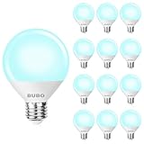 Top 10 Reviews of the Best Lightbulb for Bathroom Use 2 BUBO Vanity Light Bulbs 60 Watt Equivalent, Bathroom Light Bulb Daylight White 5000K, Round Globe Bulbs, G25 LED Bulbs 800 Lumens, E26 Medium Base, 7W, Non-Dimmable, 12 Pack