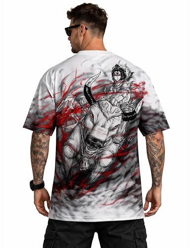 Image of Shiva, Krishna, Hanuman, Kali, Ram and Ravana, Ramayan, Bagavath Githa, Buddha Religious, Spiritual, Hindu Gods T-Shirts