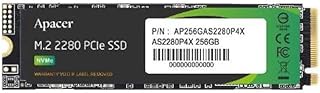 Apacer SSD 256GB M.2 PCIe Gen3 x 4 NVMe Max Read Speed 2100MB/s Max Write Speed 1300MB/s AS2280P4X AP256GAS2280P4X-1