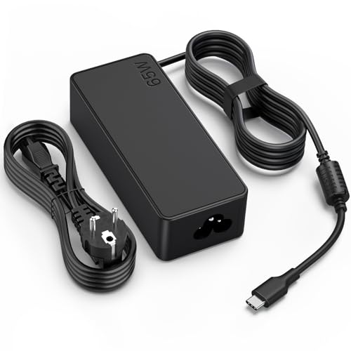 Laptop Ladekabel USB C 65W Netzteil Kompatibel f&uuml;r Lenovo Thinkpad X1 Carbon T14 T15 T480 T490 T580 T590 E480 E490 E580 E590 E595 Yoga 720 730 13ikb 910 Ladeger&auml;t Type C Adapter Charger