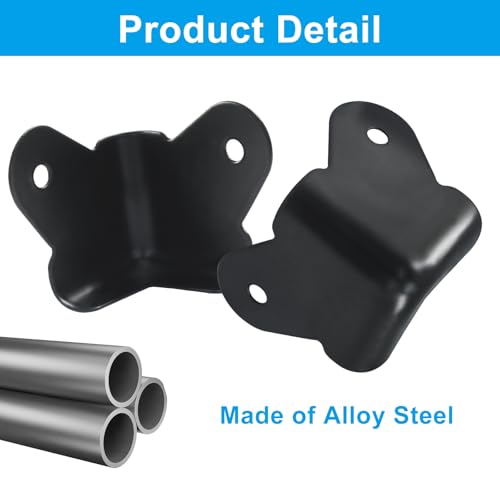 Image of 12Pcs Black Cabinet /Amp Speaker Corners Protector Iron Speaker Edge Safety Guard Replacement for DJ Stage Speaker, Subwoofer