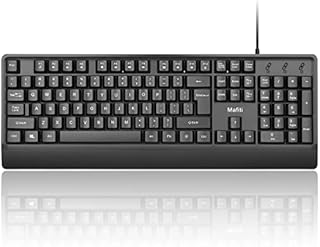mafiti Computer Office Keyboard Wired USB 104 Keys Full Size Backlit Keyboards Compatible PC Mac Laptop Desktop Windows