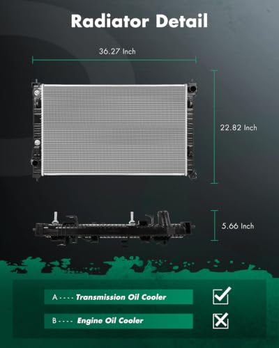 Image of SCITOO Engine Cooling Radiator compatible with Nissan 2021
