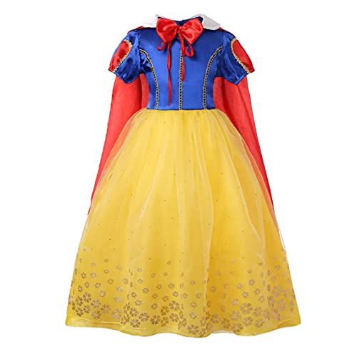 AJIC Halloween-Kostüm kleines Mädchen Prinzessin Weiße Schnee Party Kleid Fee Tutu Kleid Rollenspiel (Size : 130) Cover