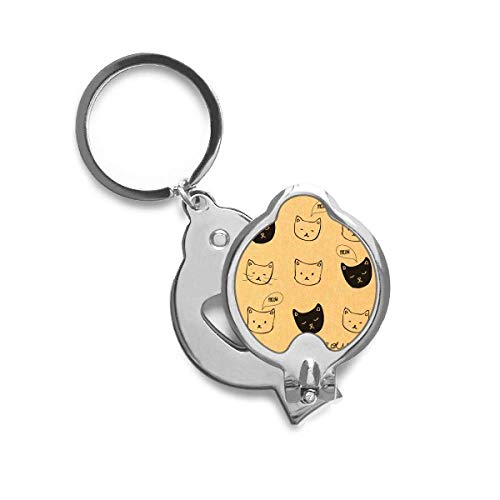 Coupe-ongles tête de chat mignon Meow blanc noir cadeau idéal amoureux chats