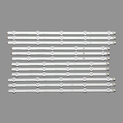 Tiras de LED de retroiluminación de 12 Uds para paneles LC470DUE