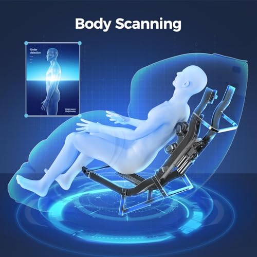 BOSSCARE 2026 Affordable Massage Chair, Full Body SL-Track Massage Chair with Heat, Zero Gravity, APP Control, Bluetooth, 12 Auto Modes, Best Gift for Parents Family Home Use - Image 7