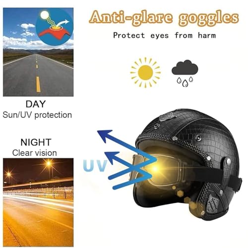 Casque moto Bluetooth résoud les reflets du soleil grâce aux lunettes UV intégrées jet - 5