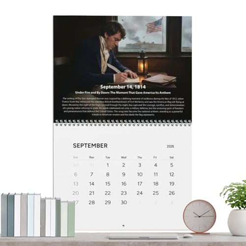 Calendario 2026 organizador histórico de pared para el hogar la escuela y oficina