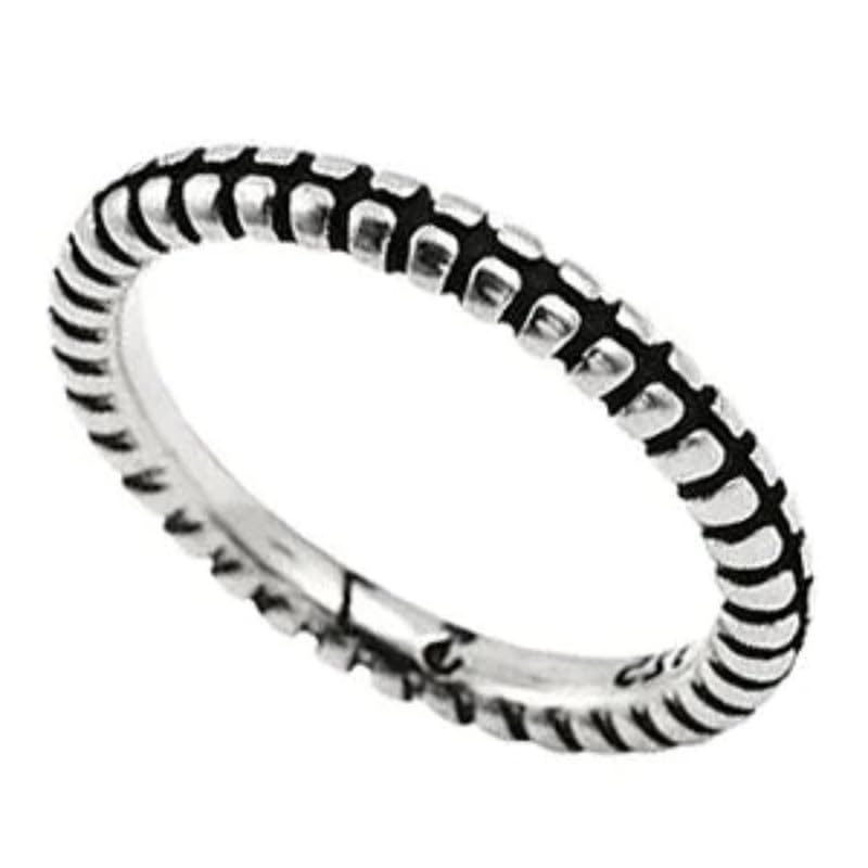 Bague de Noël empilable argent 925 pour sublimer vos tenues de fête
