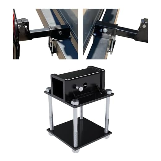 ECOTRIC 2" Bumper Hitch Reciver Bumper Adaptor RV Square Bumper for Bike Cargo Carrier Hitch Receiver Adapter
