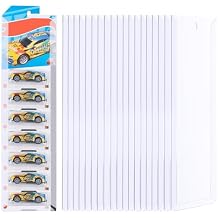 10 PCS Model Car Display Case Wall Mount 4.4"" Wx16.7 H, Diecast Blister Packed Toy Car Organizer Holds Up to 100 Cars, Compatible with Packaged Cars Display Shelf Rack Wall Storage