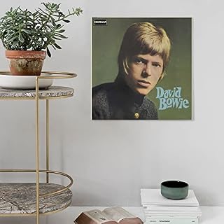 David Bowie Poster sur toile pour album David Bowie 60 x 60 cm - Les Beatles, Paul McCartney, John Lennon, RIngo Starr, George Harrison David Bowie Poster sur toile pour album David Bowie 60 x 60 cm – Image 4
