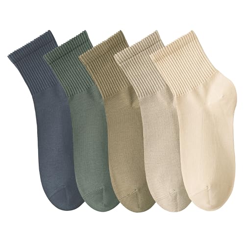Image of Womens Athletic Cotton Quarter Crew Socks - Just Right Thickness, Soft & Breathable, Value 5 /7 Packs for Gym